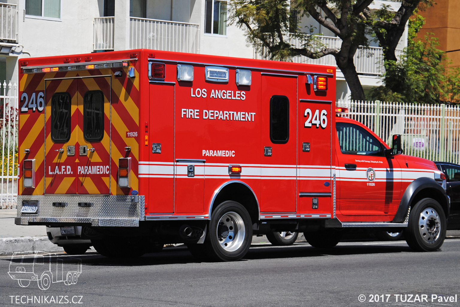Lafd Tech Rescue Rig USA - LAFD - Los Angeles - Rescue 246 - RAM 4500 - TECHNIKAIZS.cz