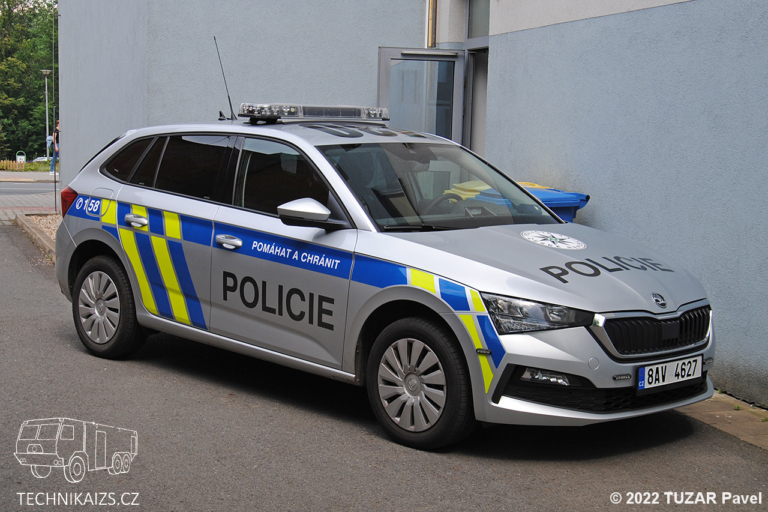 Škoda Scala - PČR MOP Uhřiněves
