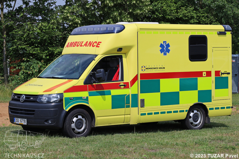 Nemocnice Kolín - Oddělení dopravní zdravotní služby - Volkswagen Transporter T5