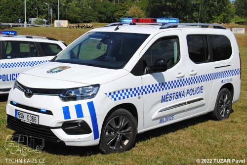 Městská policie Milovice - Toyota Proace City