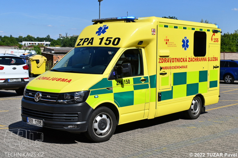 ZZS Pardubického kraje - ZPA 150 - Biohazard - Volkswagen Transporter T6