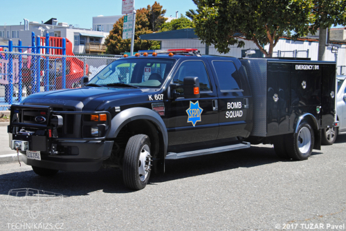 SFPD - San Francisco Police Department - Bomb squad - Ford F-550 - K 607 - pyrotechnik