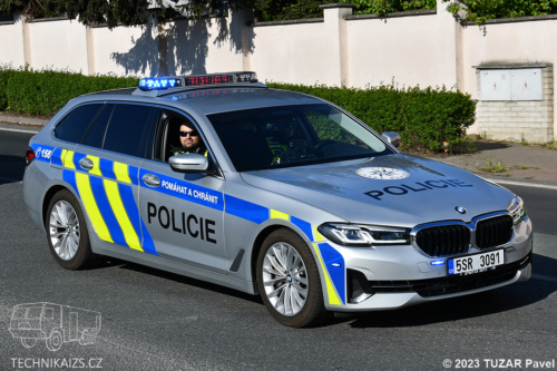 Policie ČR - BMW 540i xDrive Touring - Dálniční oddělení Brodce