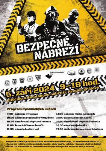 Bezpečné nábřeží 2024 Hradec Králové
