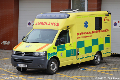 ZZS Středočeského kraje - záložní RZP - Volkswagen Transporter T5