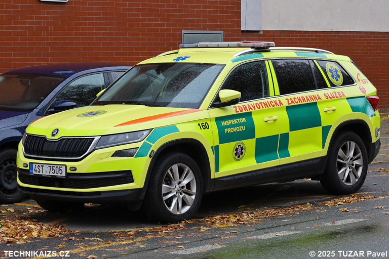 ZZS Středočeského kraje - ZKL 160 - Škoda Kodiaq - inspektor provozu