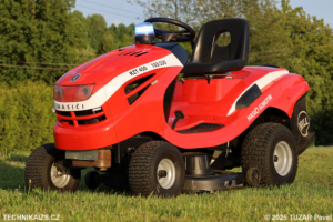 Rychlý zásahový traktůrem - Hasiči Sobotín